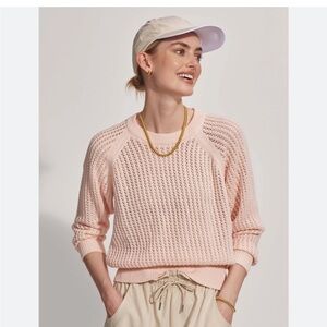 Varley Pink Crew Neck Sweater